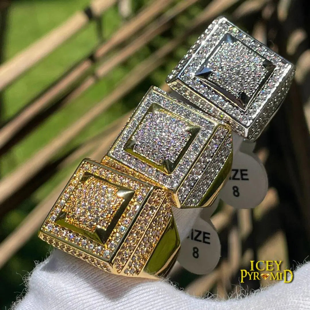 Empire Edition Iced Out Ring - Cartice™LuxuryJewelryGoldSilverWatchBraceletNecklaceChainIced-outCubanMoissaniteTarnish-freeStainlessDurablePremiumShinePlatedStatementDiamondAffordable