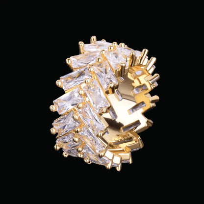 Baguette Edition Iced Out Ring - Cartice™LuxuryJewelryGoldSilverWatchBraceletNecklaceChainIced-outCubanMoissaniteTarnish-freeStainlessDurablePremiumShinePlatedStatementDiamondAffordable