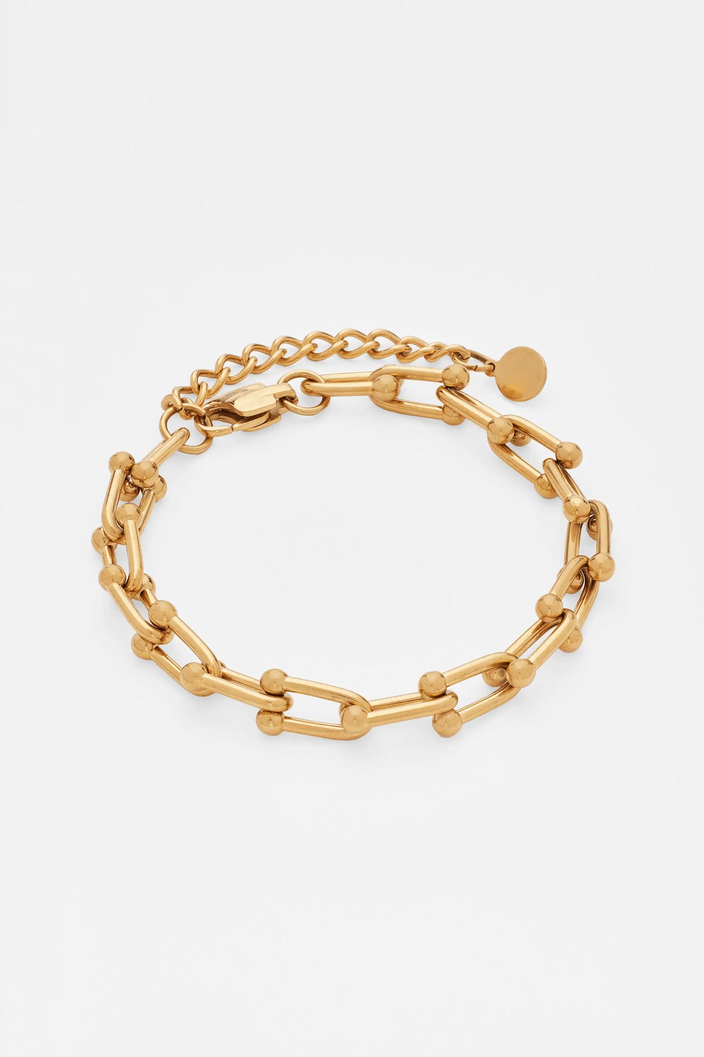 Industrial Link Bracelet - Gold - Cartice™LuxuryJewelryGoldSilverWatchBraceletNecklaceChainIced-outCubanMoissaniteTarnish-freeStainlessDurablePremiumShinePlatedStatementDiamondAffordable