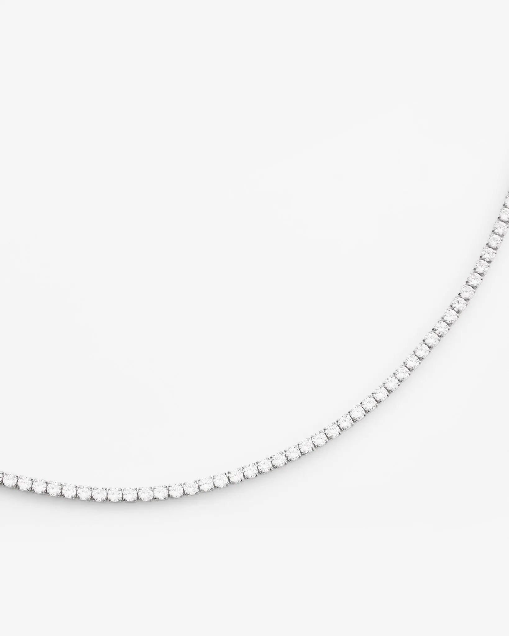 2.5mm Micro Tennis Chain - White Gold - Cartice™LuxuryJewelryGoldSilverWatchBraceletNecklaceChainIced-outCubanMoissaniteTarnish-freeStainlessDurablePremiumShinePlatedStatementDiamondAffordable