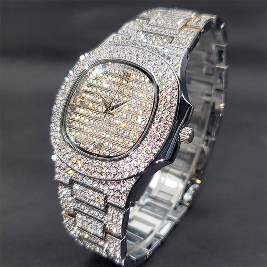 Monaco Iced Out Watch