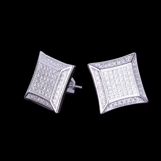 15MM Royale Iced Out Stud Earrings - Cartice™LuxuryJewelryGoldSilverWatchBraceletNecklaceChainIced-outCubanMoissaniteTarnish-freeStainlessDurablePremiumShinePlatedStatementDiamondAffordable