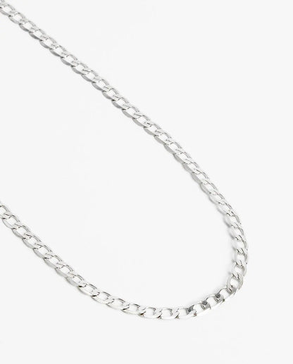 3mm Curb Chain - White Gold - Cartice™LuxuryJewelryGoldSilverWatchBraceletNecklaceChainIced-outCubanMoissaniteTarnish-freeStainlessDurablePremiumShinePlatedStatementDiamondAffordable