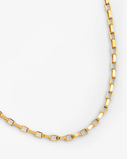 3mm Edge Chain - Gold - Cartice™LuxuryJewelryGoldSilverWatchBraceletNecklaceChainIced-outCubanMoissaniteTarnish-freeStainlessDurablePremiumShinePlatedStatementDiamondAffordable