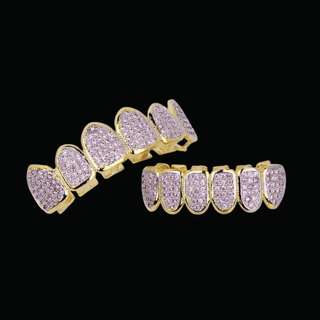 Purple Stones Iced Out Grillz - Cartice™LuxuryJewelryGoldSilverWatchBraceletNecklaceChainIced-outCubanMoissaniteTarnish-freeStainlessDurablePremiumShinePlatedStatementDiamondAffordable