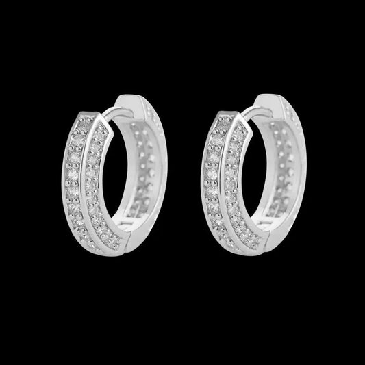 15MM Round Trend Iced Out Stud Earrings - Cartice™LuxuryJewelryGoldSilverWatchBraceletNecklaceChainIced-outCubanMoissaniteTarnish-freeStainlessDurablePremiumShinePlatedStatementDiamondAffordable