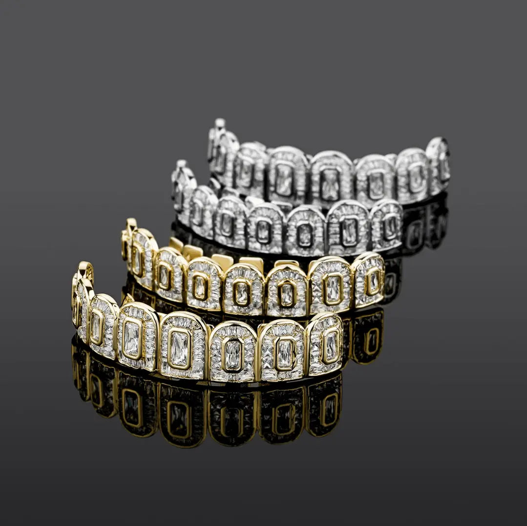 Special Edition Iced Out Grillz - Cartice™LuxuryJewelryGoldSilverWatchBraceletNecklaceChainIced-outCubanMoissaniteTarnish-freeStainlessDurablePremiumShinePlatedStatementDiamondAffordable