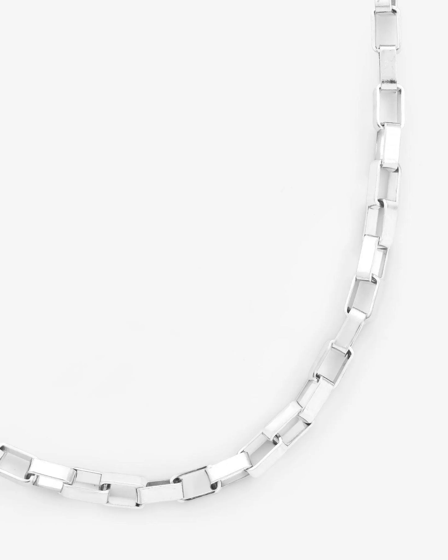 5mm Edge Chain - White Gold - Cartice™LuxuryJewelryGoldSilverWatchBraceletNecklaceChainIced-outCubanMoissaniteTarnish-freeStainlessDurablePremiumShinePlatedStatementDiamondAffordable