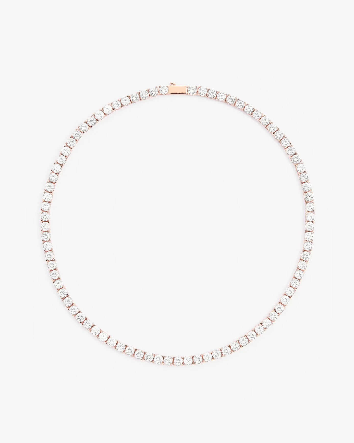 5mm Tennis Chain - Rose Gold - Cartice™LuxuryJewelryGoldSilverWatchBraceletNecklaceChainIced-outCubanMoissaniteTarnish-freeStainlessDurablePremiumShinePlatedStatementDiamondAffordable