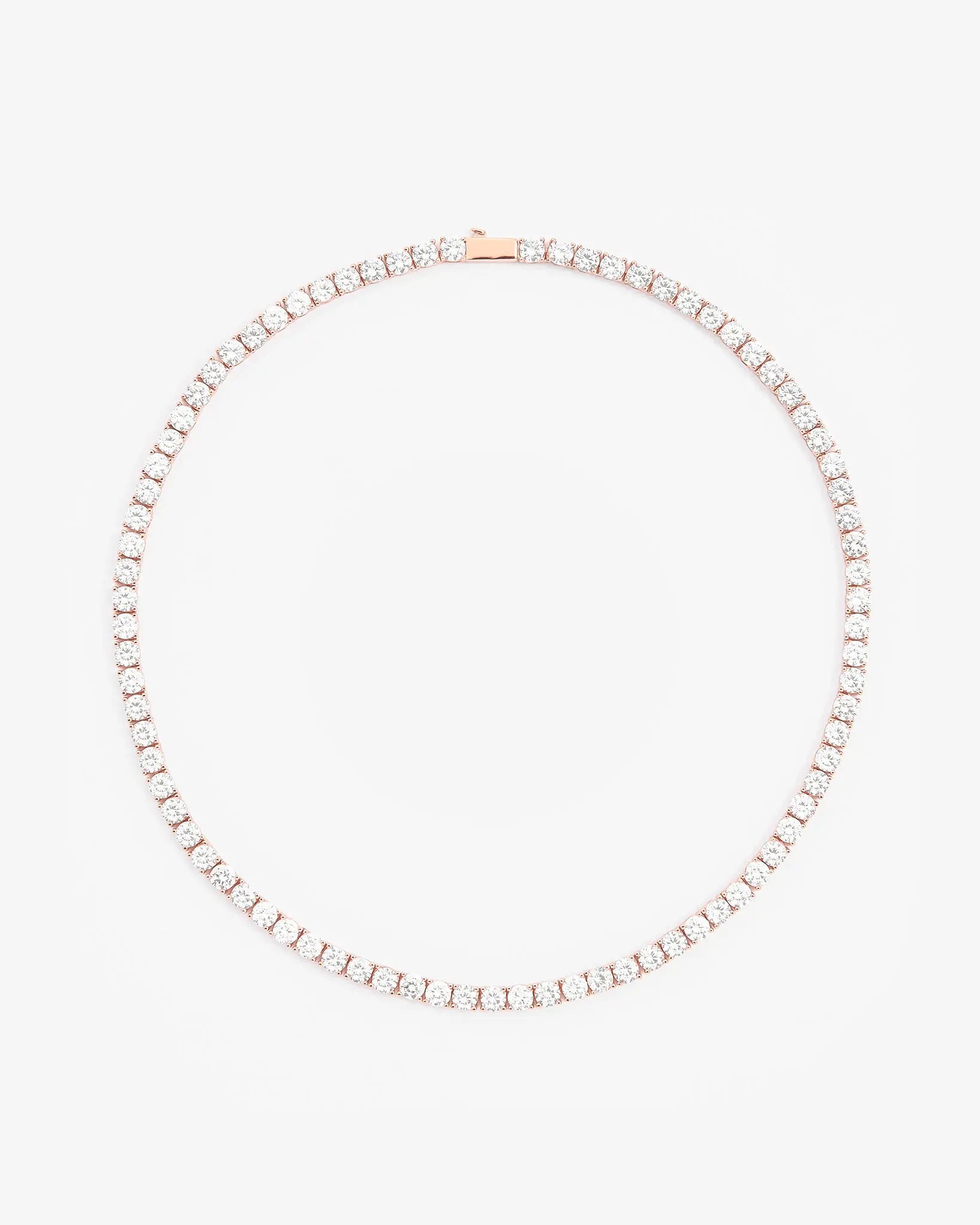 5mm Tennis Chain - Rose Gold - Cartice™LuxuryJewelryGoldSilverWatchBraceletNecklaceChainIced-outCubanMoissaniteTarnish-freeStainlessDurablePremiumShinePlatedStatementDiamondAffordable