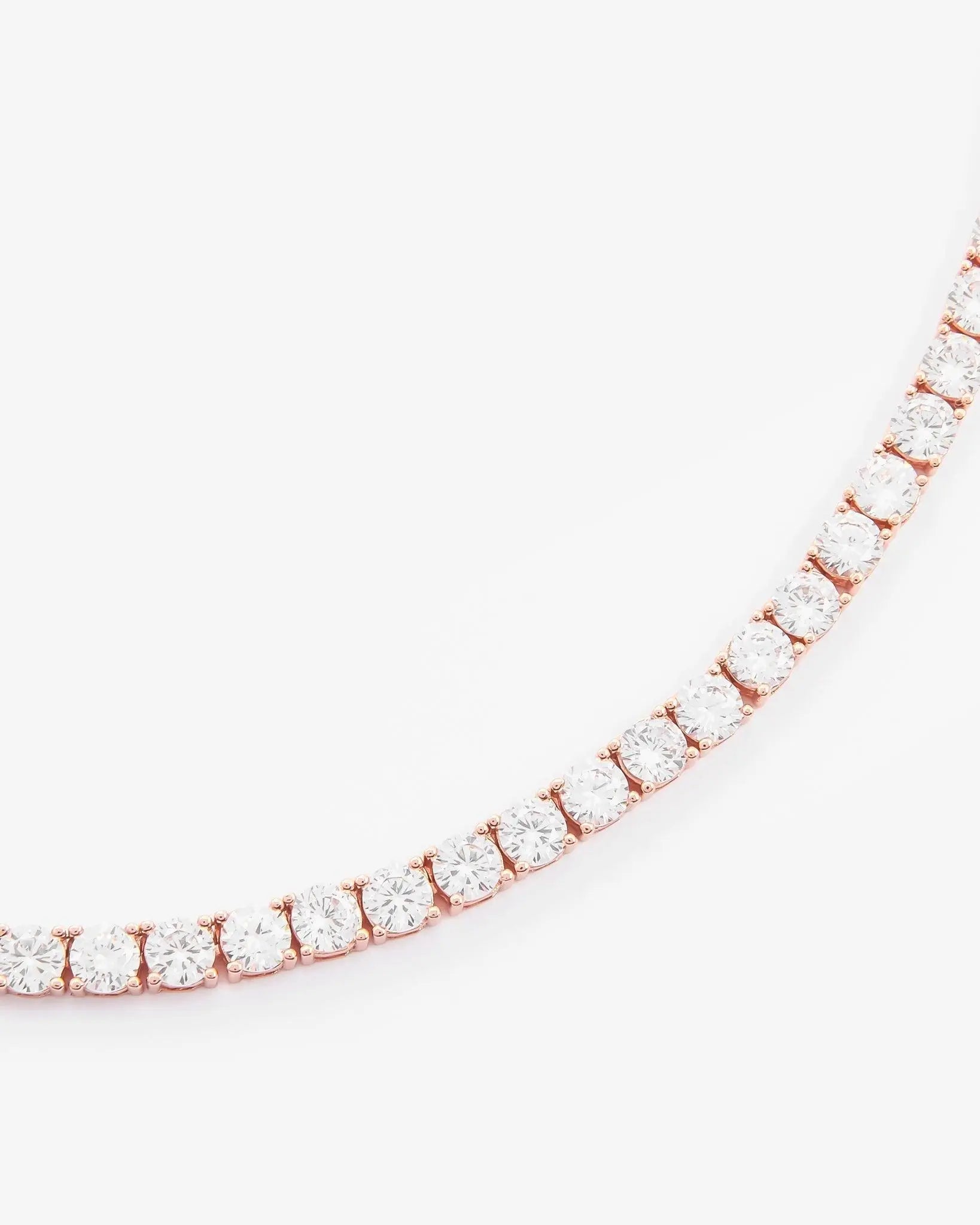 5mm Tennis Chain - Rose Gold - Cartice™LuxuryJewelryGoldSilverWatchBraceletNecklaceChainIced-outCubanMoissaniteTarnish-freeStainlessDurablePremiumShinePlatedStatementDiamondAffordable