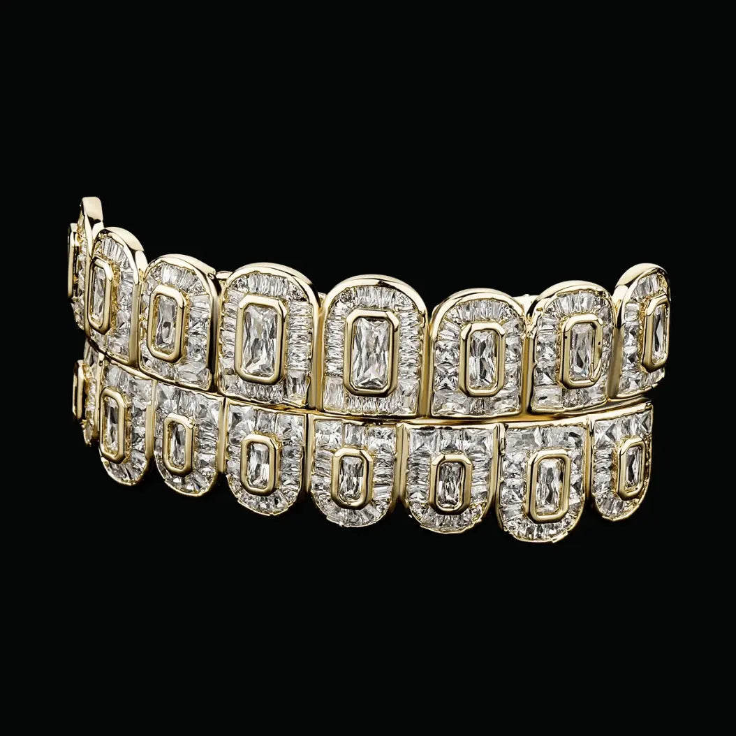 Special Edition Iced Out Grillz - Cartice™LuxuryJewelryGoldSilverWatchBraceletNecklaceChainIced-outCubanMoissaniteTarnish-freeStainlessDurablePremiumShinePlatedStatementDiamondAffordable