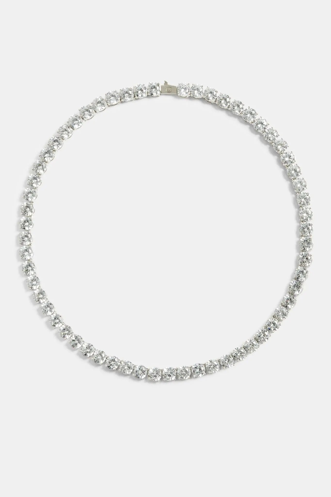 8mm Tennis Chain - White Gold - Cartice™LuxuryJewelryGoldSilverWatchBraceletNecklaceChainIced-outCubanMoissaniteTarnish-freeStainlessDurablePremiumShinePlatedStatementDiamondAffordable