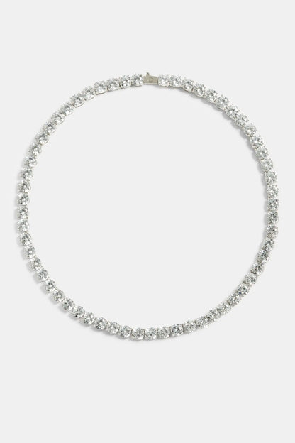 8mm Tennis Chain - White Gold - Cartice™LuxuryJewelryGoldSilverWatchBraceletNecklaceChainIced-outCubanMoissaniteTarnish-freeStainlessDurablePremiumShinePlatedStatementDiamondAffordable