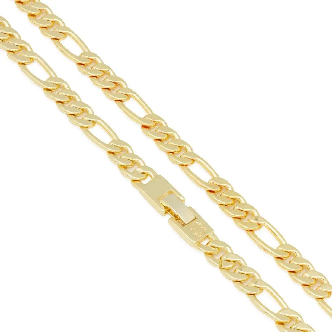 8mm Figaro Chain Choker Set - gold - Cartice™LuxuryJewelryGoldSilverWatchBraceletNecklaceChainIced-outCubanMoissaniteTarnish-freeStainlessDurablePremiumShinePlatedStatementDiamondAffordable