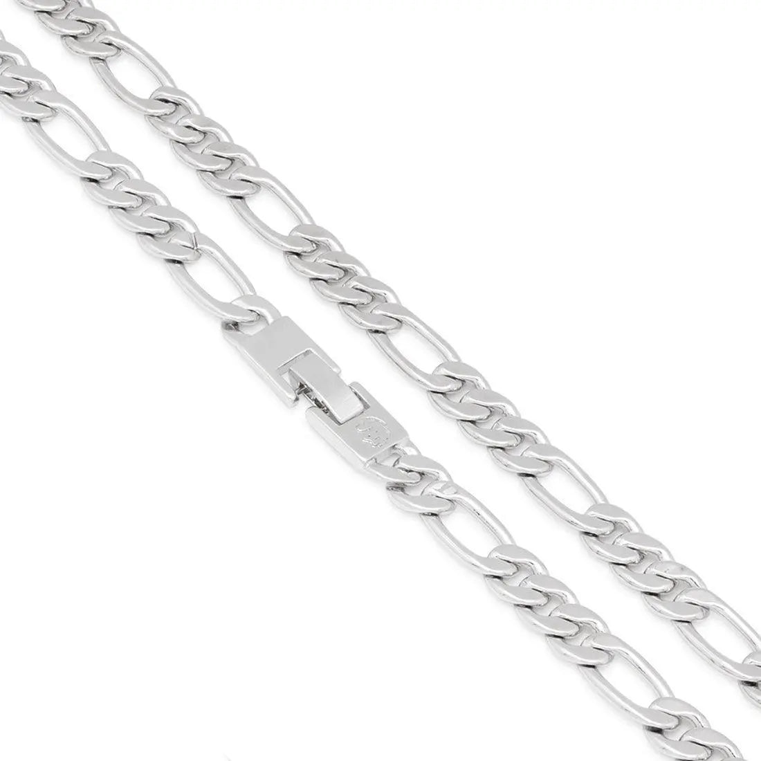 8mm Figaro Chain Choker Set - White Gold - Cartice™LuxuryJewelryGoldSilverWatchBraceletNecklaceChainIced-outCubanMoissaniteTarnish-freeStainlessDurablePremiumShinePlatedStatementDiamondAffordable