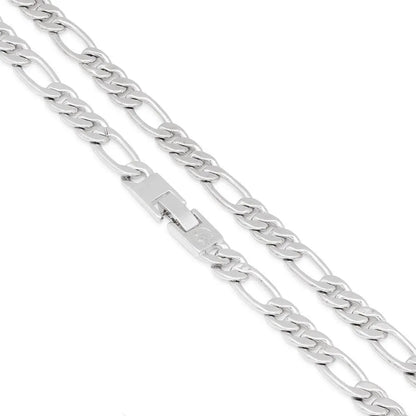 8mm Figaro Chain Choker Set - White Gold - Cartice™LuxuryJewelryGoldSilverWatchBraceletNecklaceChainIced-outCubanMoissaniteTarnish-freeStainlessDurablePremiumShinePlatedStatementDiamondAffordable