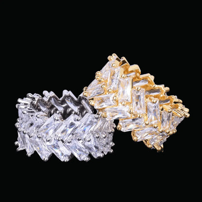 Baguette Edition Iced Out Ring - Cartice™LuxuryJewelryGoldSilverWatchBraceletNecklaceChainIced-outCubanMoissaniteTarnish-freeStainlessDurablePremiumShinePlatedStatementDiamondAffordable