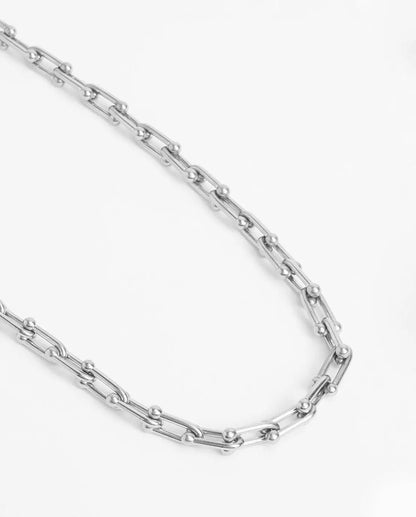 Industrial Link Chain - White Gold - Cartice™LuxuryJewelryGoldSilverWatchBraceletNecklaceChainIced-outCubanMoissaniteTarnish-freeStainlessDurablePremiumShinePlatedStatementDiamondAffordable