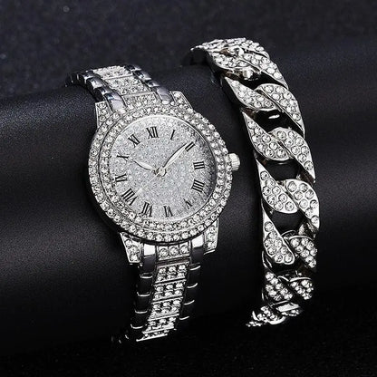 Étoilé Iced Out Watch - Cartice™LuxuryJewelryGoldSilverWatchBraceletNecklaceChainIced-outCubanMoissaniteTarnish-freeStainlessDurablePremiumShinePlatedStatementDiamondAffordable