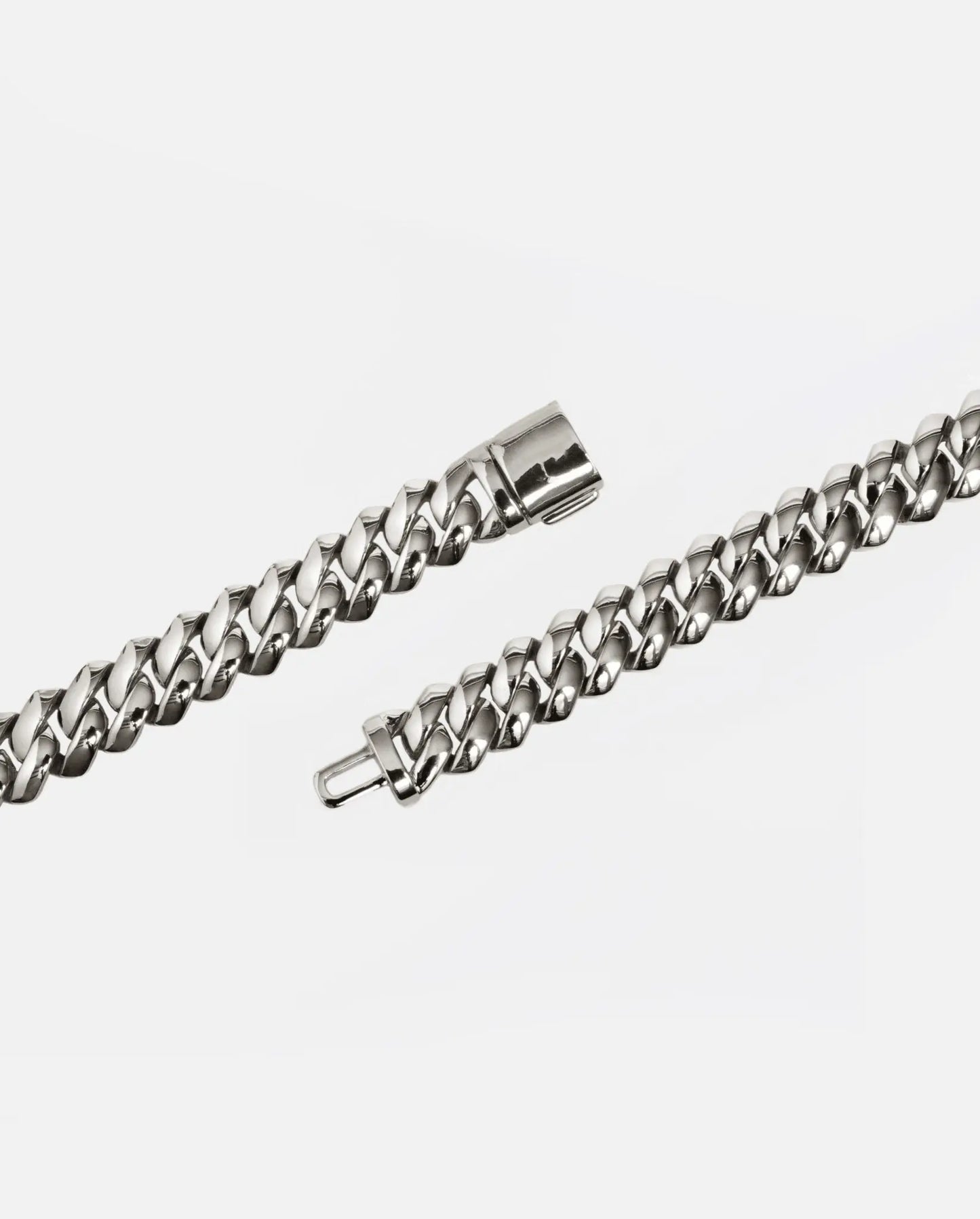 14mm Miami Prong Link Chain - White Gold - Cartice™LuxuryJewelryGoldSilverWatchBraceletNecklaceChainIced-outCubanMoissaniteTarnish-freeStainlessDurablePremiumShinePlatedStatementDiamondAffordable