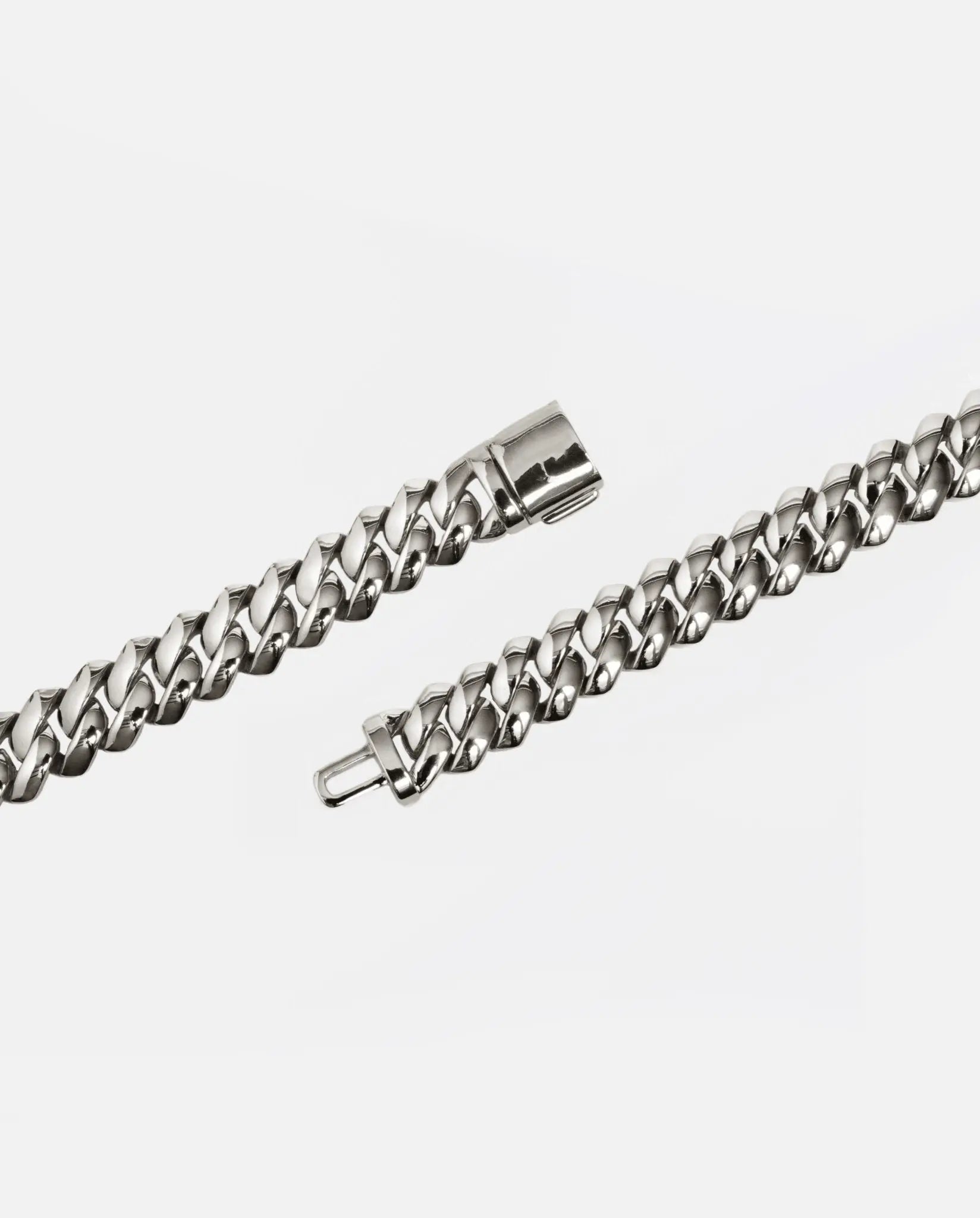 14mm Miami Prong Link Chain - White Gold - Cartice™LuxuryJewelryGoldSilverWatchBraceletNecklaceChainIced-outCubanMoissaniteTarnish-freeStainlessDurablePremiumShinePlatedStatementDiamondAffordable