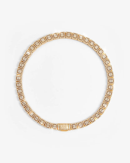 12mm Clustered Tennis Chain - Gold - Cartice™LuxuryJewelryGoldSilverWatchBraceletNecklaceChainIced-outCubanMoissaniteTarnish-freeStainlessDurablePremiumShinePlatedStatementDiamondAffordable