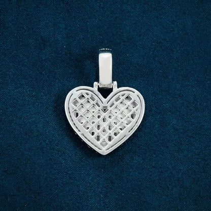 Moissanite Heart Pendant - Vermeil Gold Cartice-jewelry