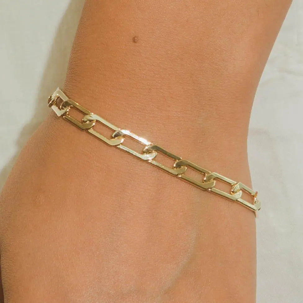 Chain Link Bracelet - Gold - Cartice™LuxuryJewelryGoldSilverWatchBraceletNecklaceChainIced-outCubanMoissaniteTarnish-freeStainlessDurablePremiumShinePlatedStatementDiamondAffordable