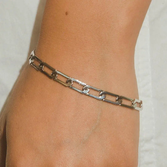 Chain Link Bracelet - White Gold - Cartice™LuxuryJewelryGoldSilverWatchBraceletNecklaceChainIced-outCubanMoissaniteTarnish-freeStainlessDurablePremiumShinePlatedStatementDiamondAffordable