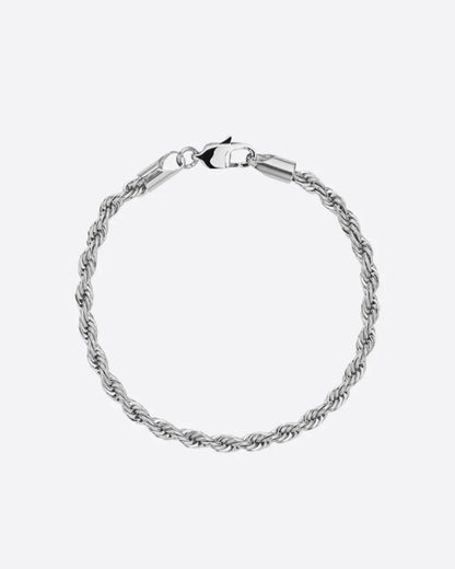 3MM Rope Bracelet - White Gold - Cartice™LuxuryJewelryGoldSilverWatchBraceletNecklaceChainIced-outCubanMoissaniteTarnish-freeStainlessDurablePremiumShinePlatedStatementDiamondAffordable