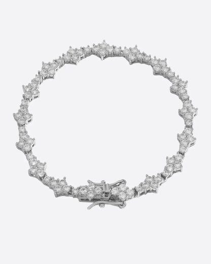 Comb tennis Bracelet - White Gold - Cartice™LuxuryJewelryGoldSilverWatchBraceletNecklaceChainIced-outCubanMoissaniteTarnish-freeStainlessDurablePremiumShinePlatedStatementDiamondAffordable