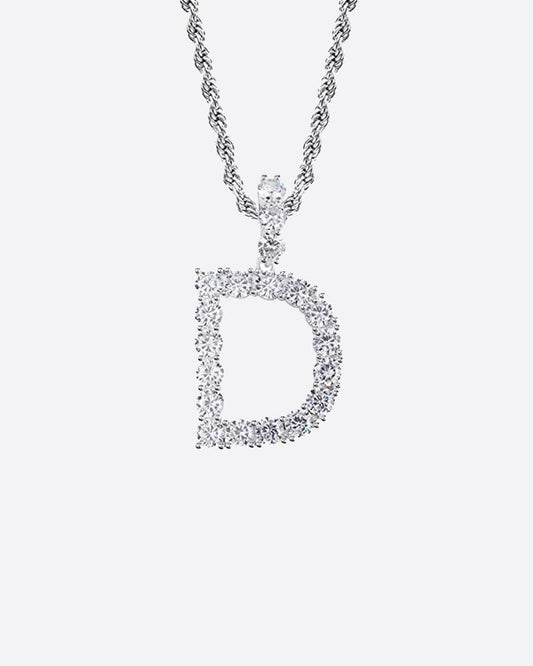 LETTER PIECE - WHITE GOLD