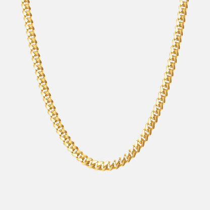 5mm Cuban Chain - Gold - Cartice™LuxuryJewelryGoldSilverWatchBraceletNecklaceChainIced-outCubanMoissaniteTarnish-freeStainlessDurablePremiumShinePlatedStatementDiamondAffordable