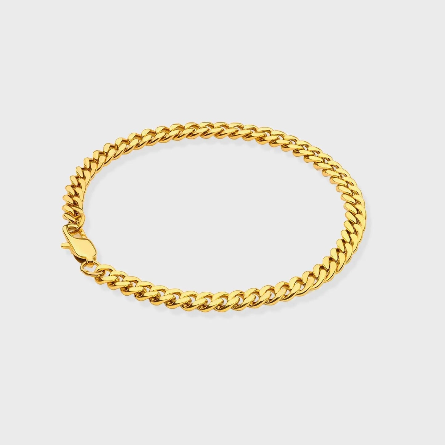 5MM CUBAN BRACELET  - Gold - Cartice™LuxuryJewelryGoldSilverWatchBraceletNecklaceChainIced-outCubanMoissaniteTarnish-freeStainlessDurablePremiumShinePlatedStatementDiamondAffordable